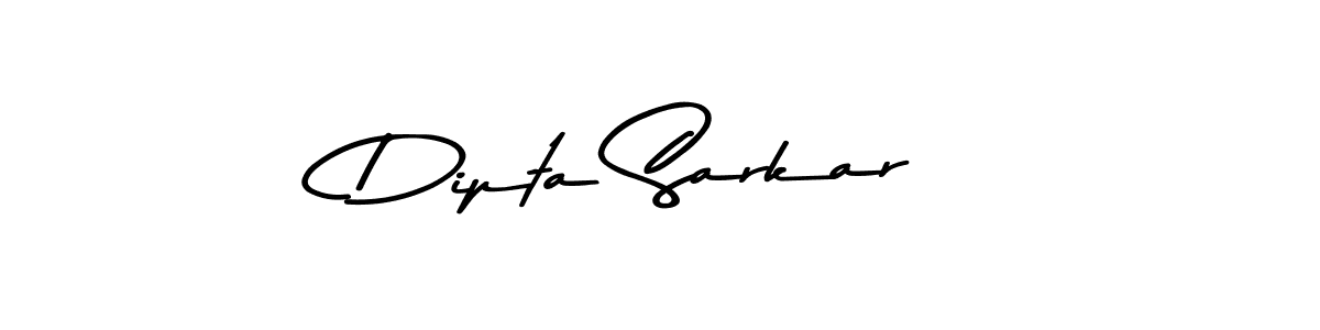 Create a beautiful signature design for name Dipta Sarkar. With this signature (Asem Kandis PERSONAL USE) fonts, you can make a handwritten signature for free. Dipta Sarkar signature style 9 images and pictures png