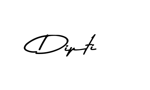 How to make Dipti name signature. Use Asem Kandis PERSONAL USE style for creating short signs online. This is the latest handwritten sign. Dipti signature style 9 images and pictures png