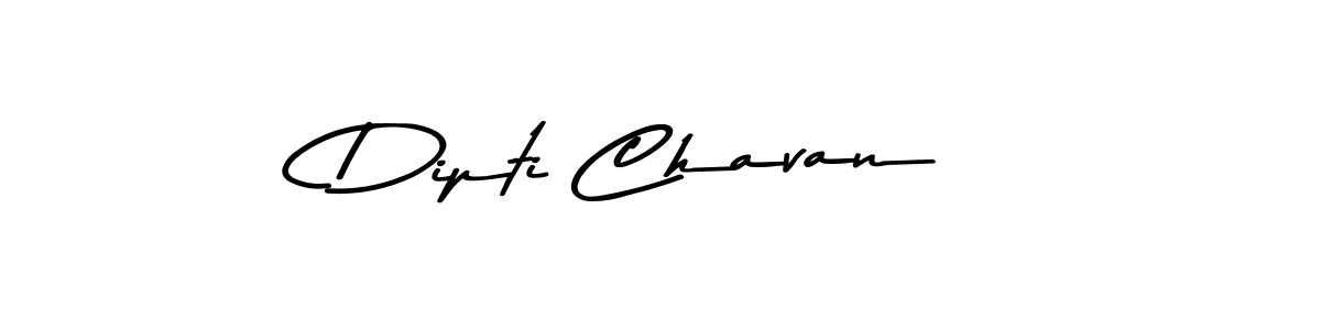 How to make Dipti Chavan name signature. Use Asem Kandis PERSONAL USE style for creating short signs online. This is the latest handwritten sign. Dipti Chavan signature style 9 images and pictures png