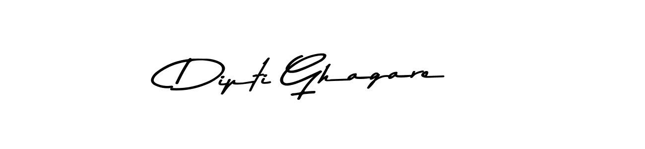 Make a beautiful signature design for name Dipti Ghagare. With this signature (Asem Kandis PERSONAL USE) style, you can create a handwritten signature for free. Dipti Ghagare signature style 9 images and pictures png