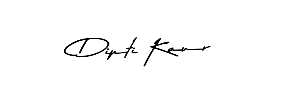 Make a beautiful signature design for name Dipti Kaur. With this signature (Asem Kandis PERSONAL USE) style, you can create a handwritten signature for free. Dipti Kaur signature style 9 images and pictures png