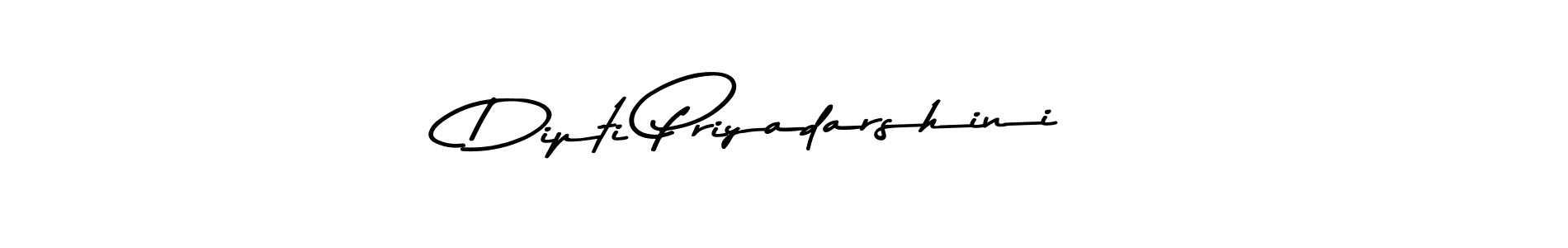 How to make Dipti Priyadarshini name signature. Use Asem Kandis PERSONAL USE style for creating short signs online. This is the latest handwritten sign. Dipti Priyadarshini signature style 9 images and pictures png