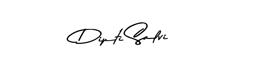 Create a beautiful signature design for name Dipti Salvi. With this signature (Asem Kandis PERSONAL USE) fonts, you can make a handwritten signature for free. Dipti Salvi signature style 9 images and pictures png