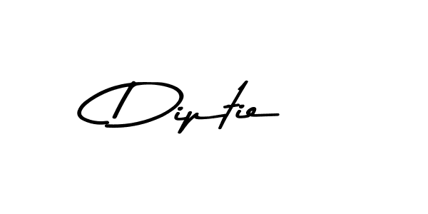 How to make Diptie name signature. Use Asem Kandis PERSONAL USE style for creating short signs online. This is the latest handwritten sign. Diptie signature style 9 images and pictures png