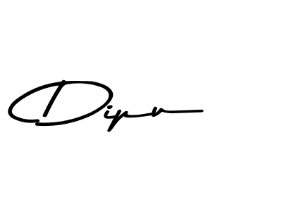 How to make Dipu name signature. Use Asem Kandis PERSONAL USE style for creating short signs online. This is the latest handwritten sign. Dipu signature style 9 images and pictures png