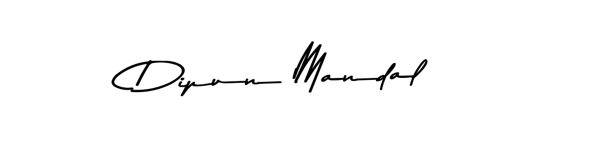 Use a signature maker to create a handwritten signature online. With this signature software, you can design (Asem Kandis PERSONAL USE) your own signature for name Dipun Mandal. Dipun Mandal signature style 9 images and pictures png