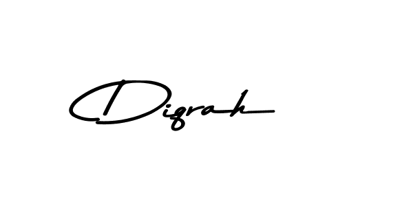 Create a beautiful signature design for name Diqrah. With this signature (Asem Kandis PERSONAL USE) fonts, you can make a handwritten signature for free. Diqrah signature style 9 images and pictures png