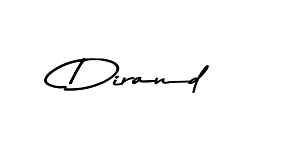 How to make Dirand name signature. Use Asem Kandis PERSONAL USE style for creating short signs online. This is the latest handwritten sign. Dirand signature style 9 images and pictures png