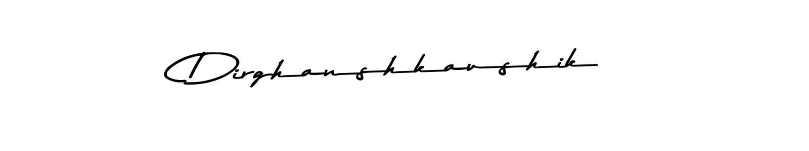 How to make Dirghanshkaushik signature? Asem Kandis PERSONAL USE is a professional autograph style. Create handwritten signature for Dirghanshkaushik name. Dirghanshkaushik signature style 9 images and pictures png