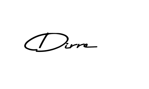 Design your own signature with our free online signature maker. With this signature software, you can create a handwritten (Asem Kandis PERSONAL USE) signature for name Dirre. Dirre signature style 9 images and pictures png
