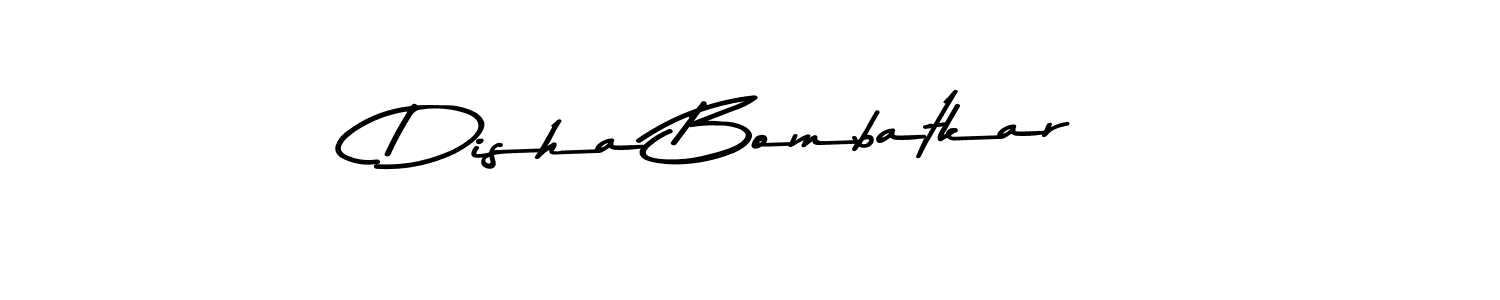 Design your own signature with our free online signature maker. With this signature software, you can create a handwritten (Asem Kandis PERSONAL USE) signature for name Disha Bombatkar. Disha Bombatkar signature style 9 images and pictures png