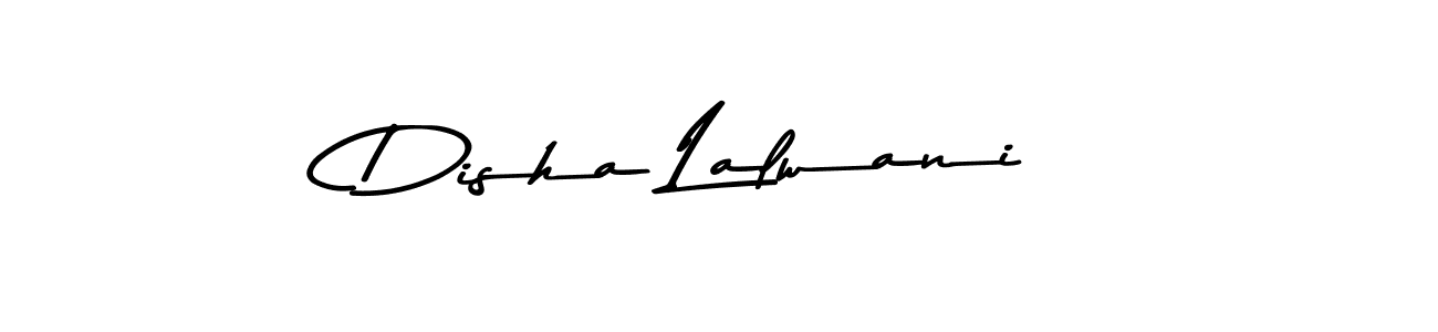 Similarly Asem Kandis PERSONAL USE is the best handwritten signature design. Signature creator online .You can use it as an online autograph creator for name Disha Lalwani. Disha Lalwani signature style 9 images and pictures png