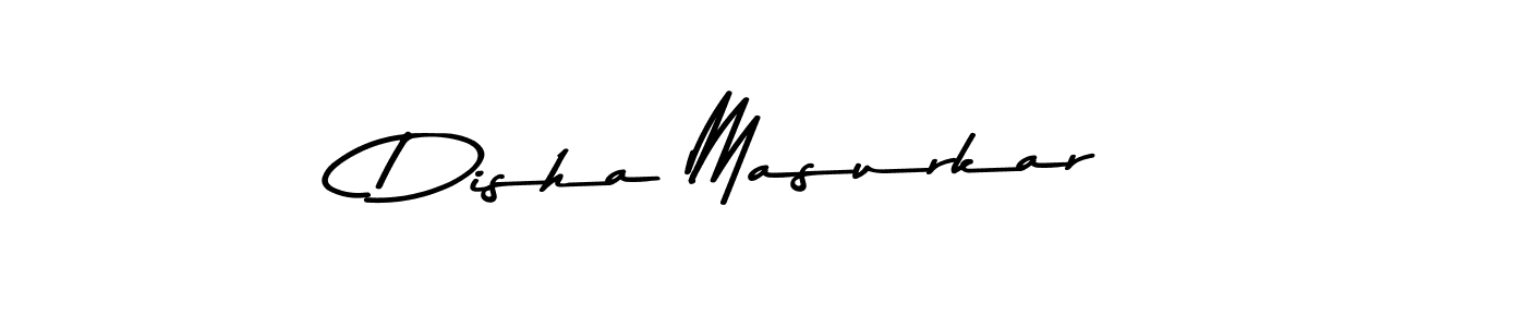 Disha Masurkar stylish signature style. Best Handwritten Sign (Asem Kandis PERSONAL USE) for my name. Handwritten Signature Collection Ideas for my name Disha Masurkar. Disha Masurkar signature style 9 images and pictures png