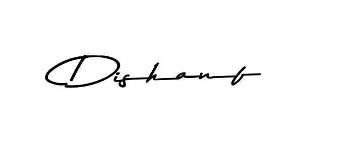 Use a signature maker to create a handwritten signature online. With this signature software, you can design (Asem Kandis PERSONAL USE) your own signature for name Dishanf. Dishanf signature style 9 images and pictures png
