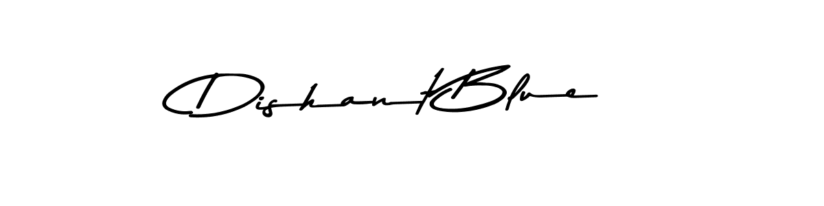 The best way (Asem Kandis PERSONAL USE) to make a short signature is to pick only two or three words in your name. The name Dishant Blue include a total of six letters. For converting this name. Dishant Blue signature style 9 images and pictures png