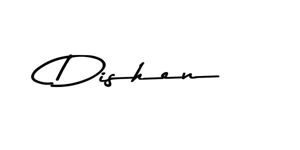 Dishen stylish signature style. Best Handwritten Sign (Asem Kandis PERSONAL USE) for my name. Handwritten Signature Collection Ideas for my name Dishen. Dishen signature style 9 images and pictures png