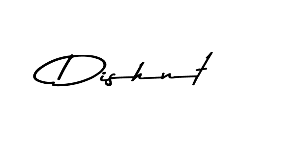 How to make Dishnt signature? Asem Kandis PERSONAL USE is a professional autograph style. Create handwritten signature for Dishnt name. Dishnt signature style 9 images and pictures png