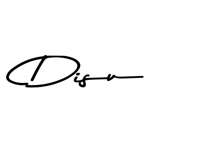 Design your own signature with our free online signature maker. With this signature software, you can create a handwritten (Asem Kandis PERSONAL USE) signature for name Disu. Disu signature style 9 images and pictures png