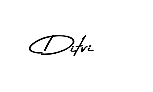 Design your own signature with our free online signature maker. With this signature software, you can create a handwritten (Asem Kandis PERSONAL USE) signature for name Ditvi. Ditvi signature style 9 images and pictures png