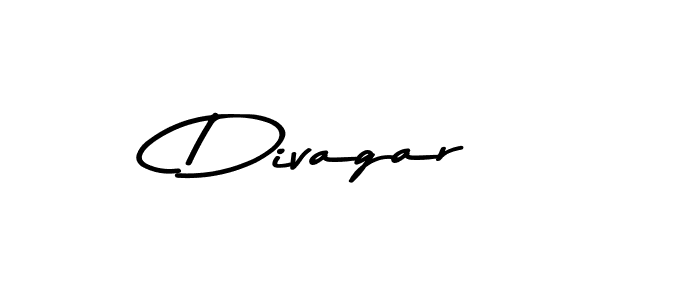 Create a beautiful signature design for name Divagar. With this signature (Asem Kandis PERSONAL USE) fonts, you can make a handwritten signature for free. Divagar signature style 9 images and pictures png