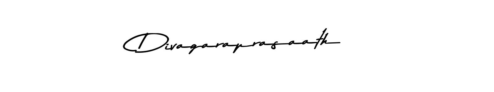 How to make Divagaraprasaath name signature. Use Asem Kandis PERSONAL USE style for creating short signs online. This is the latest handwritten sign. Divagaraprasaath signature style 9 images and pictures png