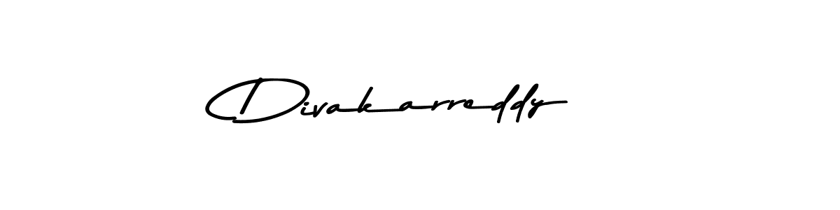 How to make Divakarreddy name signature. Use Asem Kandis PERSONAL USE style for creating short signs online. This is the latest handwritten sign. Divakarreddy signature style 9 images and pictures png