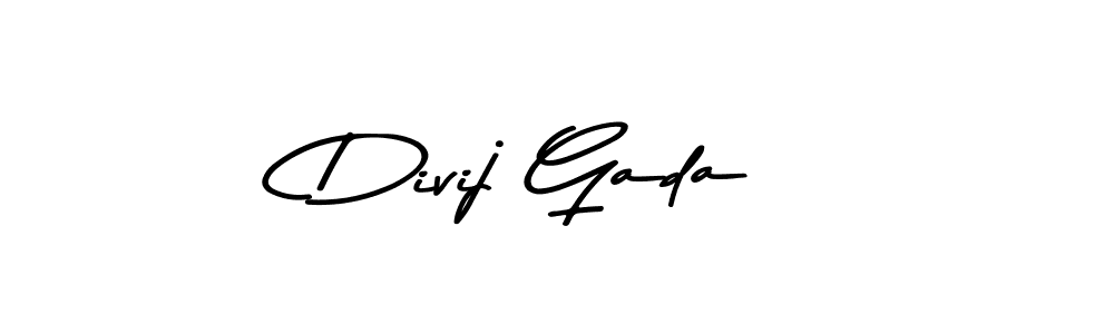 The best way (Asem Kandis PERSONAL USE) to make a short signature is to pick only two or three words in your name. The name Divij Gada include a total of six letters. For converting this name. Divij Gada signature style 9 images and pictures png