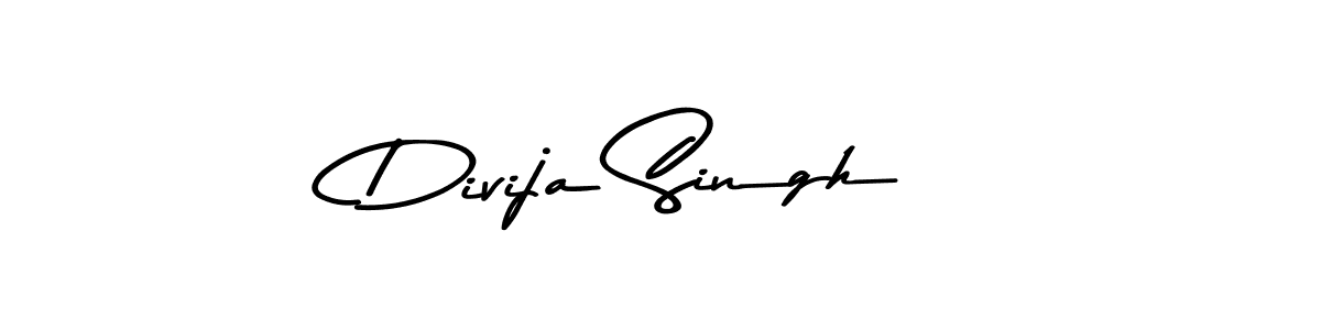 Create a beautiful signature design for name Divija Singh. With this signature (Asem Kandis PERSONAL USE) fonts, you can make a handwritten signature for free. Divija Singh signature style 9 images and pictures png