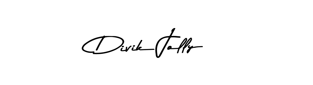 How to make Divik Jolly signature? Asem Kandis PERSONAL USE is a professional autograph style. Create handwritten signature for Divik Jolly name. Divik Jolly signature style 9 images and pictures png