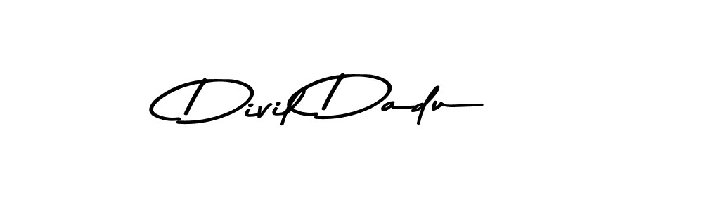 You should practise on your own different ways (Asem Kandis PERSONAL USE) to write your name (Divil Dadu) in signature. don't let someone else do it for you. Divil Dadu signature style 9 images and pictures png