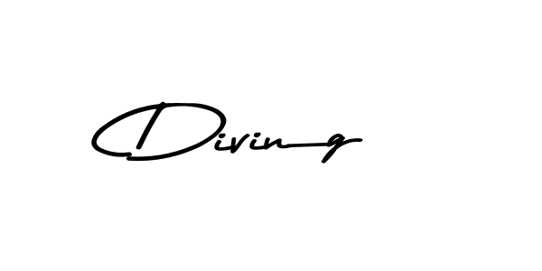 Also You can easily find your signature by using the search form. We will create Diving name handwritten signature images for you free of cost using Asem Kandis PERSONAL USE sign style. Diving signature style 9 images and pictures png