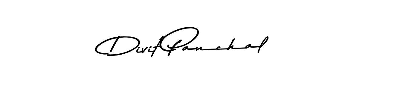 Make a beautiful signature design for name Divit Panchal. With this signature (Asem Kandis PERSONAL USE) style, you can create a handwritten signature for free. Divit Panchal signature style 9 images and pictures png