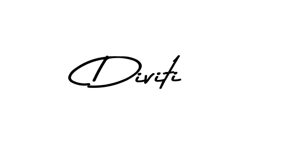 Make a beautiful signature design for name Diviti. With this signature (Asem Kandis PERSONAL USE) style, you can create a handwritten signature for free. Diviti signature style 9 images and pictures png