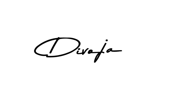 Create a beautiful signature design for name Divoja. With this signature (Asem Kandis PERSONAL USE) fonts, you can make a handwritten signature for free. Divoja signature style 9 images and pictures png