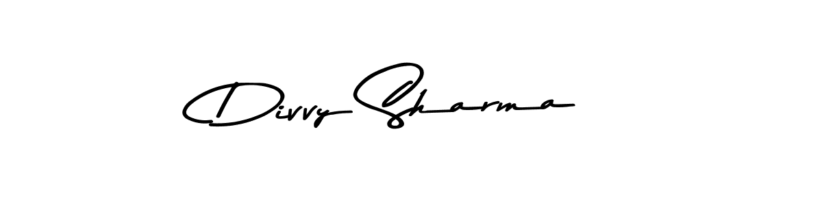You should practise on your own different ways (Asem Kandis PERSONAL USE) to write your name (Divvy Sharma) in signature. don't let someone else do it for you. Divvy Sharma signature style 9 images and pictures png