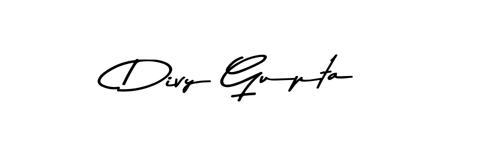 Use a signature maker to create a handwritten signature online. With this signature software, you can design (Asem Kandis PERSONAL USE) your own signature for name Divy Gupta. Divy Gupta signature style 9 images and pictures png