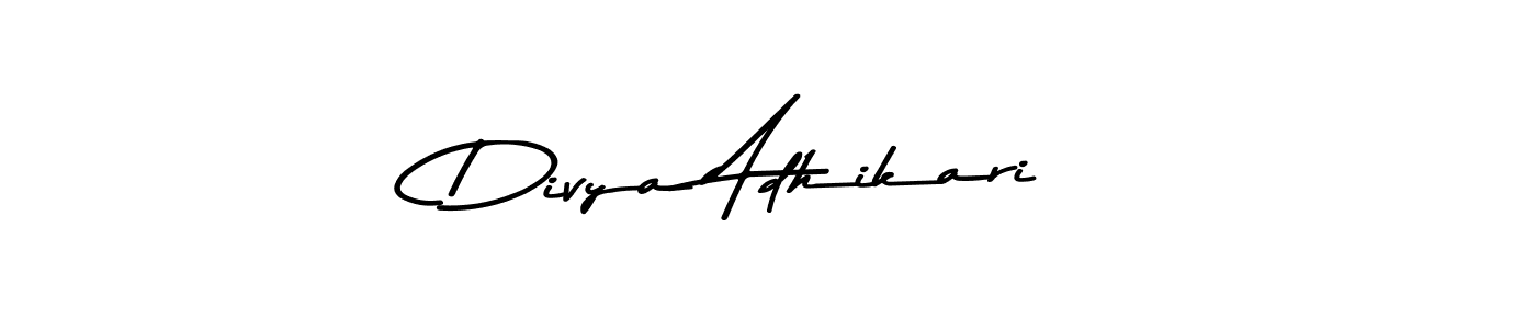Make a beautiful signature design for name Divya Adhikari. Use this online signature maker to create a handwritten signature for free. Divya Adhikari signature style 9 images and pictures png