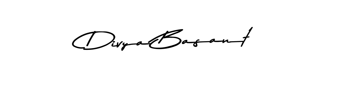 Use a signature maker to create a handwritten signature online. With this signature software, you can design (Asem Kandis PERSONAL USE) your own signature for name Divya Basant. Divya Basant signature style 9 images and pictures png