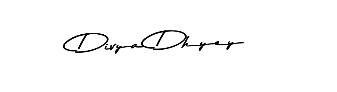 The best way (Asem Kandis PERSONAL USE) to make a short signature is to pick only two or three words in your name. The name Divya Dhyey include a total of six letters. For converting this name. Divya Dhyey signature style 9 images and pictures png