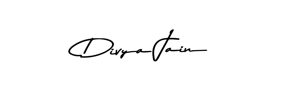 Make a beautiful signature design for name Divya Jain. With this signature (Asem Kandis PERSONAL USE) style, you can create a handwritten signature for free. Divya Jain signature style 9 images and pictures png