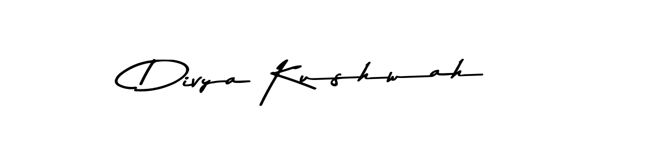 Divya Kushwah stylish signature style. Best Handwritten Sign (Asem Kandis PERSONAL USE) for my name. Handwritten Signature Collection Ideas for my name Divya Kushwah. Divya Kushwah signature style 9 images and pictures png