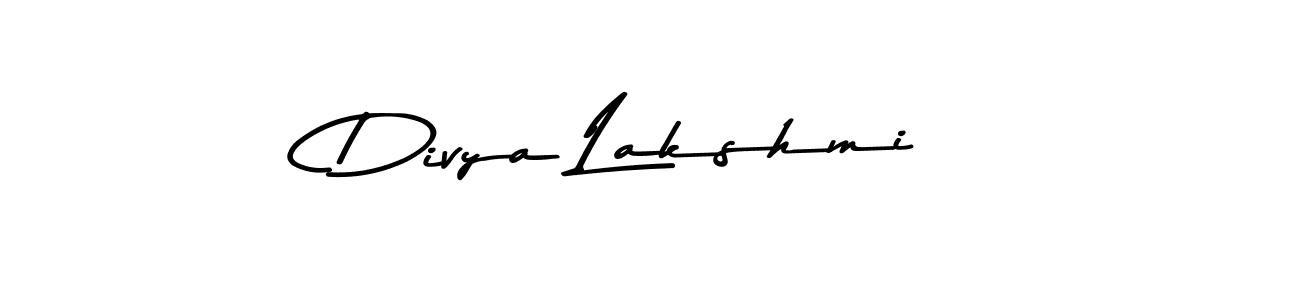 Make a beautiful signature design for name Divya Lakshmi. With this signature (Asem Kandis PERSONAL USE) style, you can create a handwritten signature for free. Divya Lakshmi signature style 9 images and pictures png