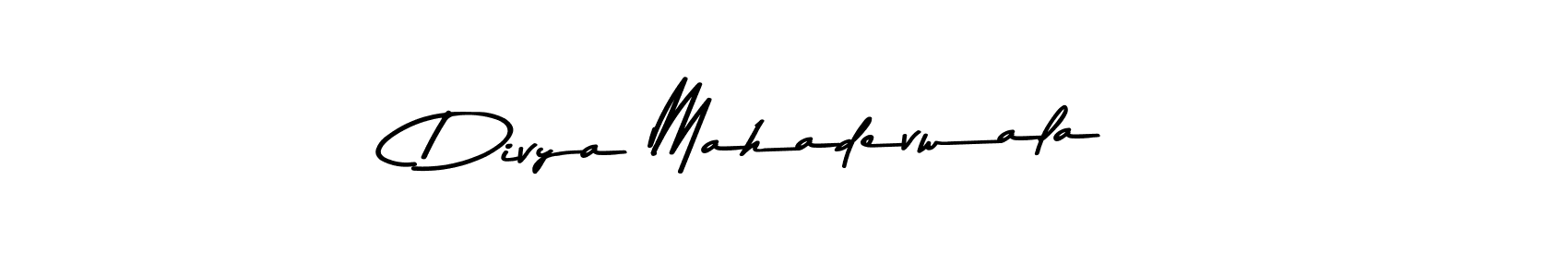 Create a beautiful signature design for name Divya Mahadevwala. With this signature (Asem Kandis PERSONAL USE) fonts, you can make a handwritten signature for free. Divya Mahadevwala signature style 9 images and pictures png