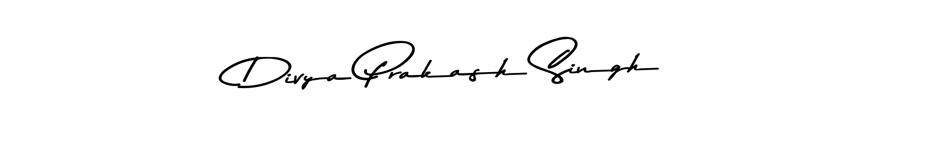 Create a beautiful signature design for name Divya Prakash Singh. With this signature (Asem Kandis PERSONAL USE) fonts, you can make a handwritten signature for free. Divya Prakash Singh signature style 9 images and pictures png