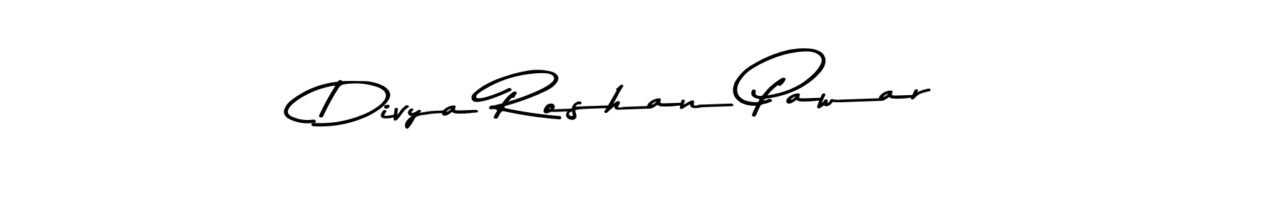 Divya Roshan Pawar stylish signature style. Best Handwritten Sign (Asem Kandis PERSONAL USE) for my name. Handwritten Signature Collection Ideas for my name Divya Roshan Pawar. Divya Roshan Pawar signature style 9 images and pictures png
