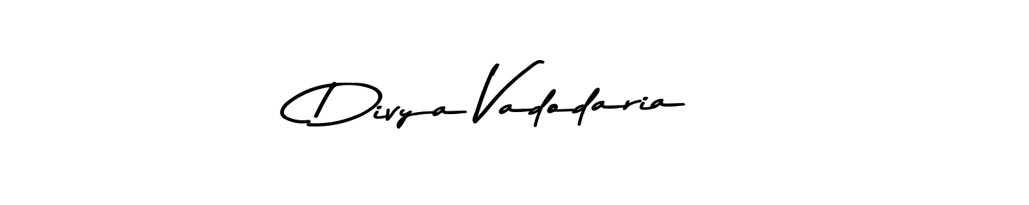 Use a signature maker to create a handwritten signature online. With this signature software, you can design (Asem Kandis PERSONAL USE) your own signature for name Divya Vadodaria. Divya Vadodaria signature style 9 images and pictures png