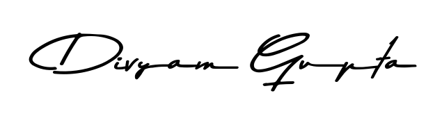 Make a beautiful signature design for name Divyam Gupta. Use this online signature maker to create a handwritten signature for free. Divyam Gupta signature style 9 images and pictures png