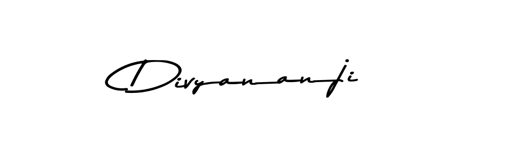 Create a beautiful signature design for name Divyananji. With this signature (Asem Kandis PERSONAL USE) fonts, you can make a handwritten signature for free. Divyananji signature style 9 images and pictures png