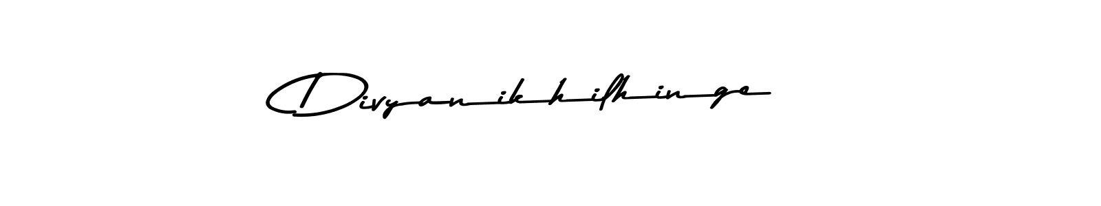 Similarly Asem Kandis PERSONAL USE is the best handwritten signature design. Signature creator online .You can use it as an online autograph creator for name Divyanikhilhinge. Divyanikhilhinge signature style 9 images and pictures png
