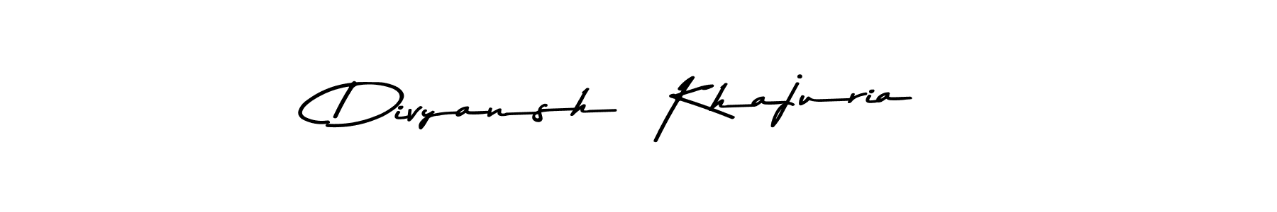 You should practise on your own different ways (Asem Kandis PERSONAL USE) to write your name (Divyansh  Khajuria) in signature. don't let someone else do it for you. Divyansh  Khajuria signature style 9 images and pictures png